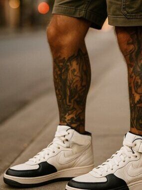 NIKE Jordan Fusion 12 AF1 Taxi Y2K VINTAGE Sneakers 10.5 White Black Hybrid